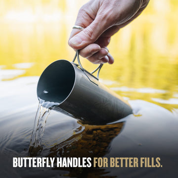 GRAYL UltraPress Titanium bottle cap sealed for leak-proof travel