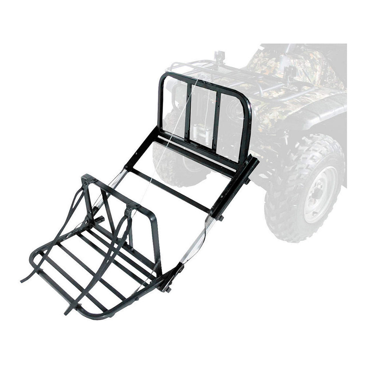 Great Day Power Loader front view with aluminium finish ideal for hunting vehicle upgrades.