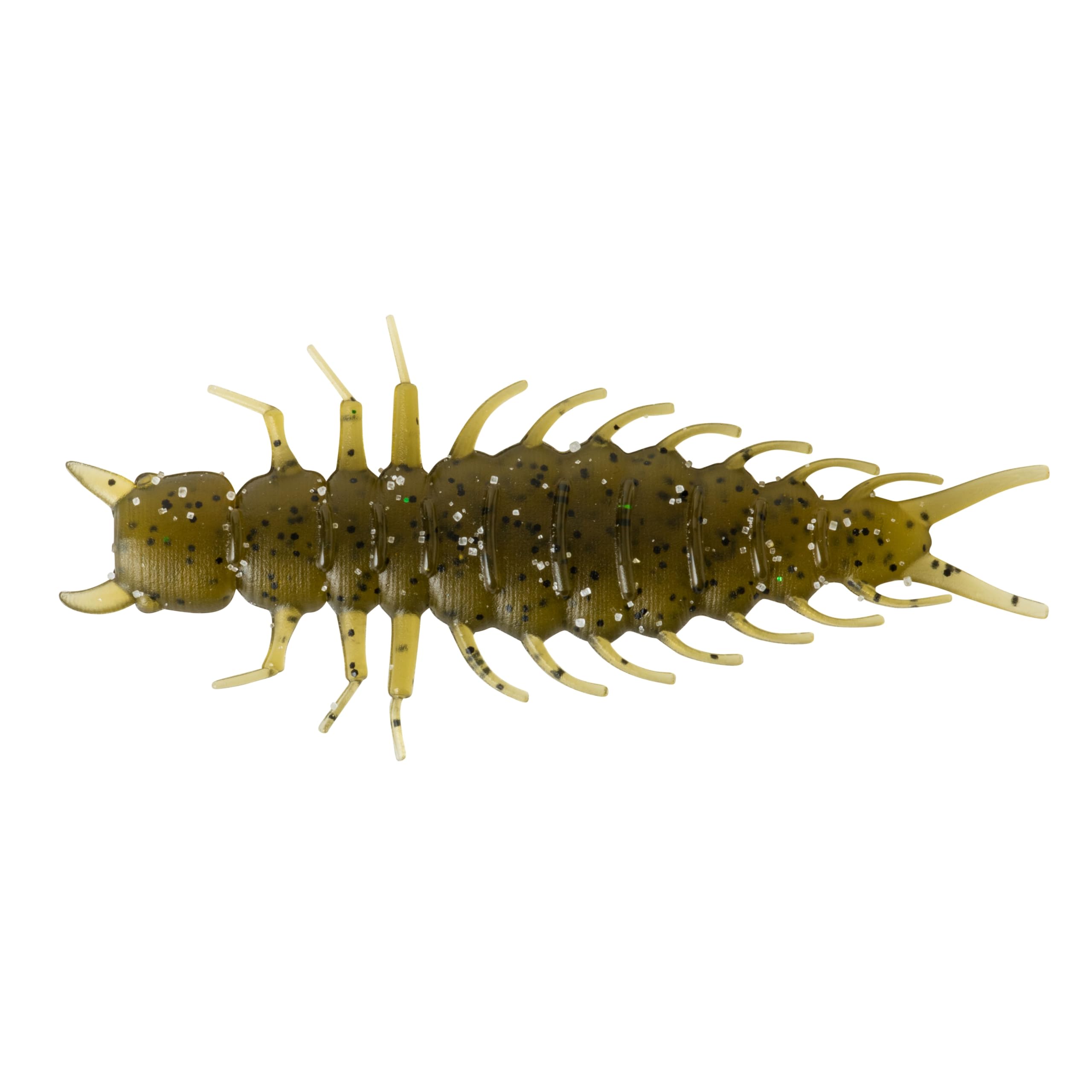 Great Lakes Finesse Juicy Hellgrammite in green pumpkin for drop shot finesse