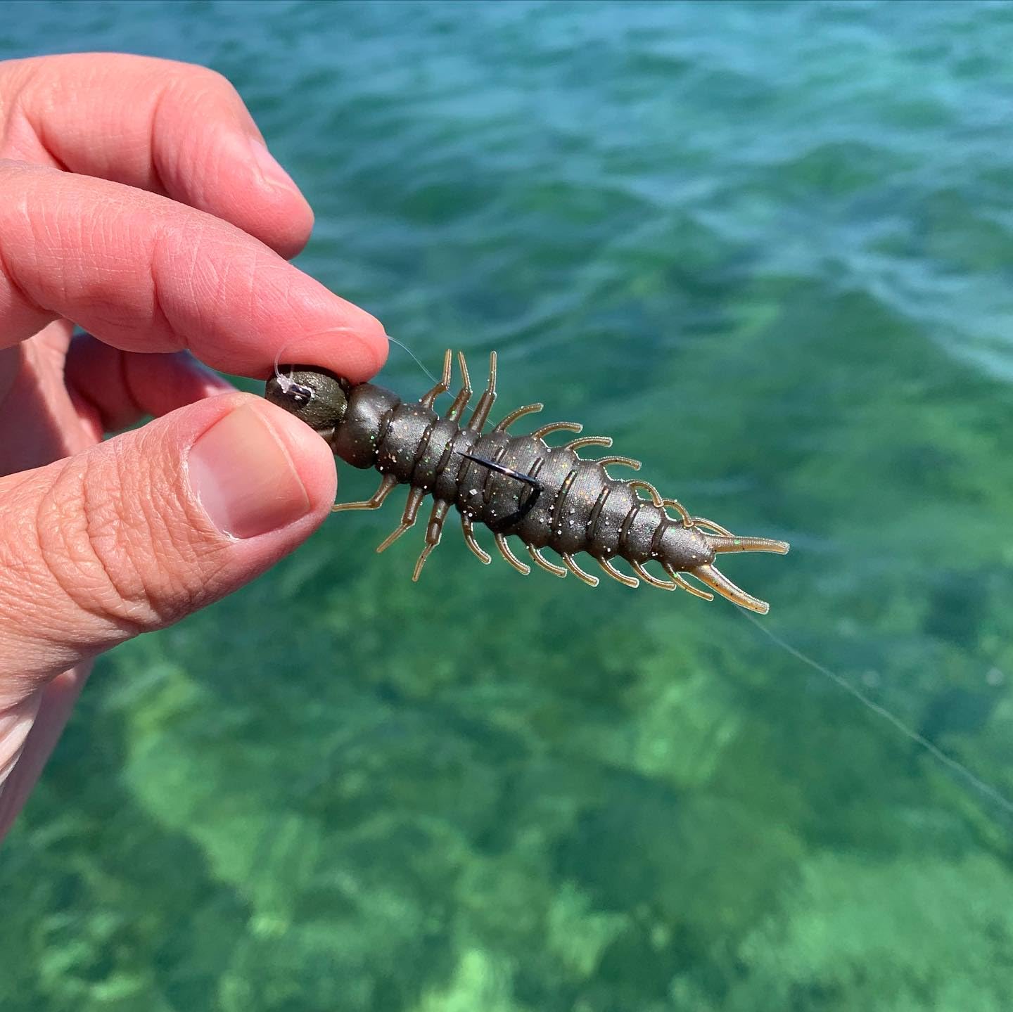 Great Lakes Finesse Juicy Hellgrammite tear-resistant design withstands bites and casts.