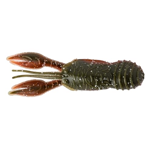 Great Lakes Finesse Juvy Craw Tube with floating claws highlights lifelike action during retrieve.