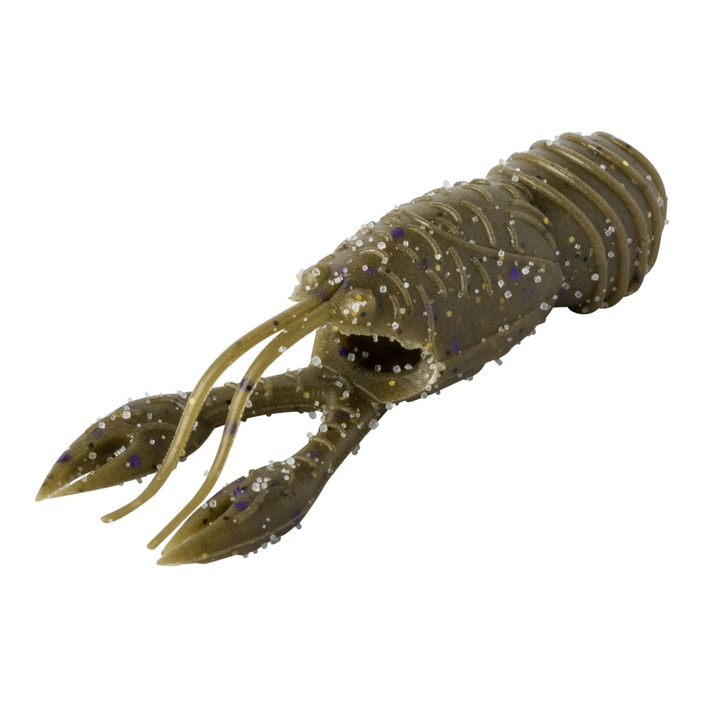 Great Lakes Finesse Juvy Craw front view shows realistic crawfish profile for attraction