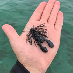 Great Lakes Finesse Matte Finesse Jig crawls through rocky cover without chipping