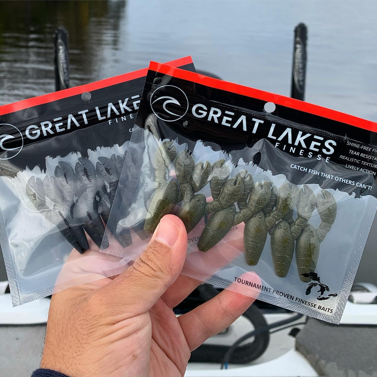 Great Lakes Finesse Snack Craw 2.1 in water delivers subtle, lifelike motion