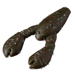 Great Lakes Finesse Snack Craw close-up in green pumpkin red flake with natural profile.
