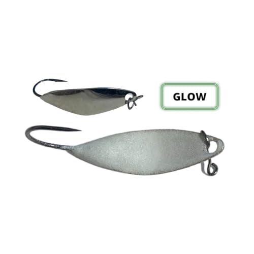 Great Lakes Finesse Taco Spoon with pulsing action attracts fish.