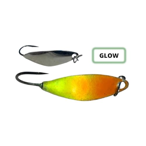 Great Lakes Finesse Taco Spoon displays pulsing action that covers water on drop.