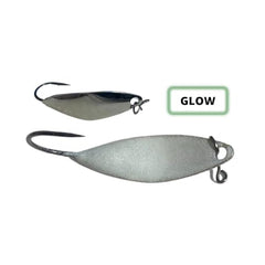 Great Lakes Finesse Taco Spoon with pulsing action attracts fish.