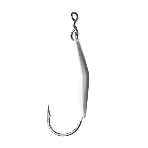 Great Lakes Finesse Taco Spoon swims away from the hole to cover water.