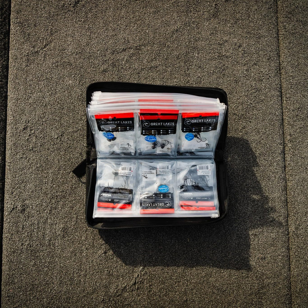 Great Lakes Finesse Terminal Wallet on-board organization streamlines gear.