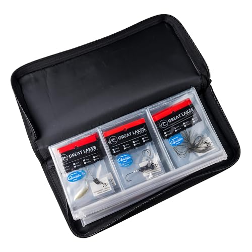 Great Lakes Finesse Terminal Wallet waterproof pockets help see contents instantly.