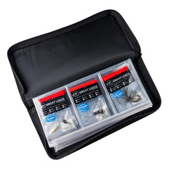 Great Lakes Finesse Terminal Wallet waterproof pockets help see contents instantly.