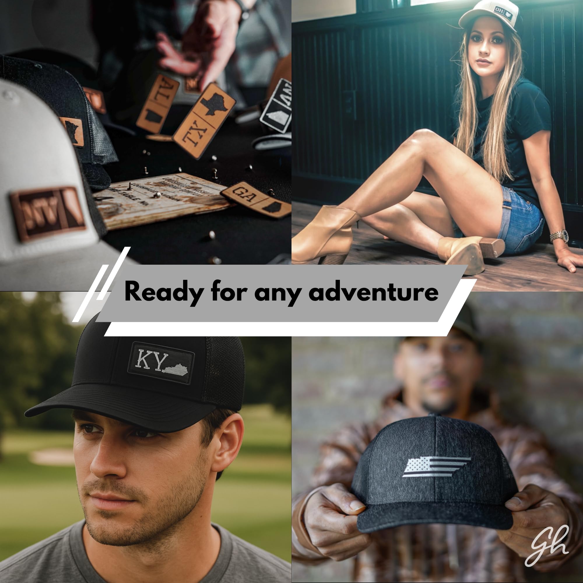 Greater Half Leather patch detail emphasizing premium design and durability