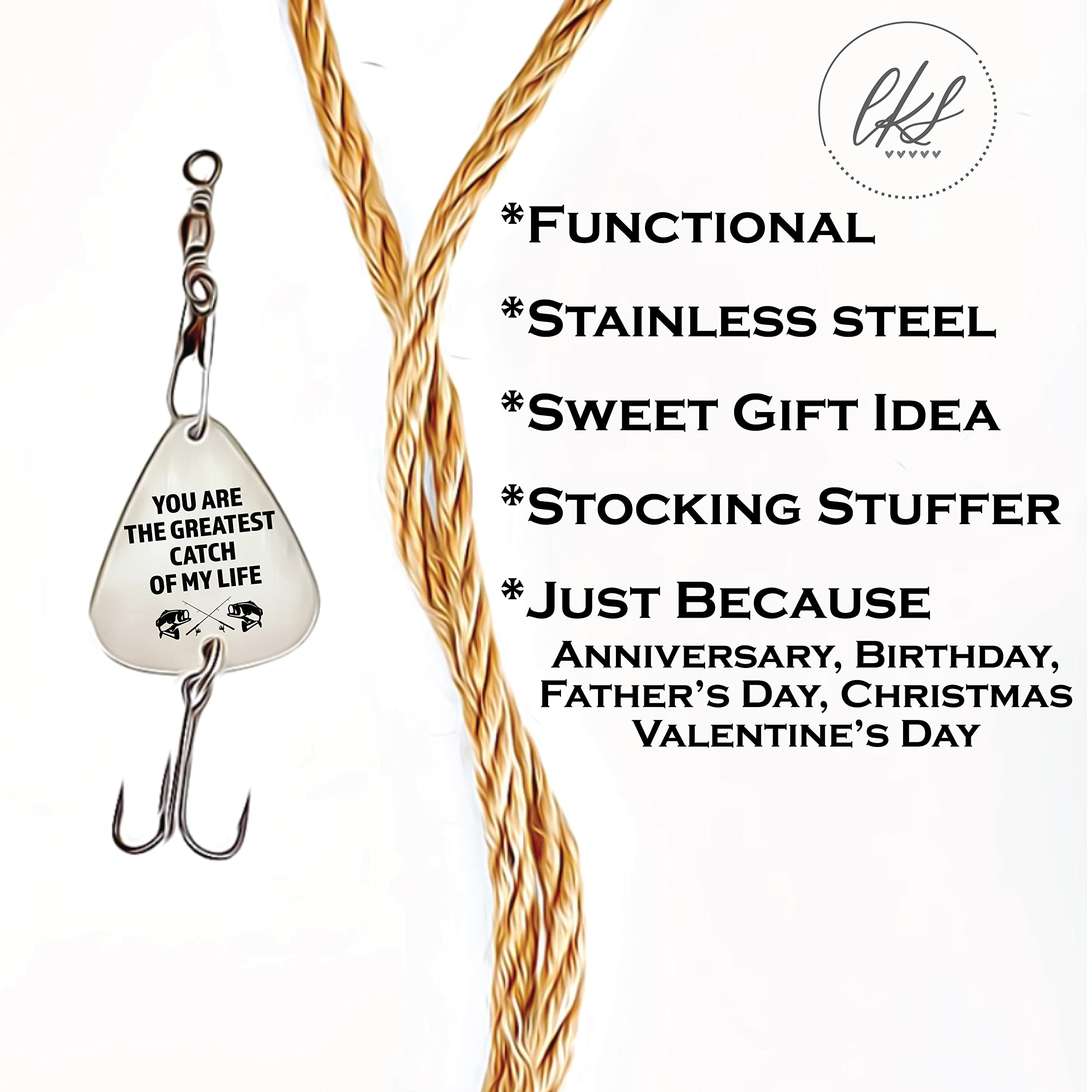 Close-up of lure dimensions 1.25 x 1 inches