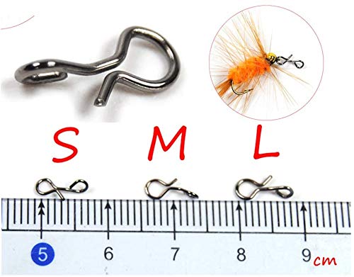 Value-pack of Greatfishing fly snaps showing quantity and colors