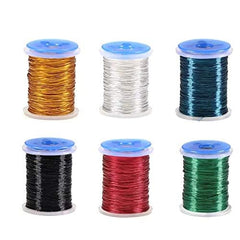 Greatfishing copper wire for fly tying, 0.1mm, 4-color set