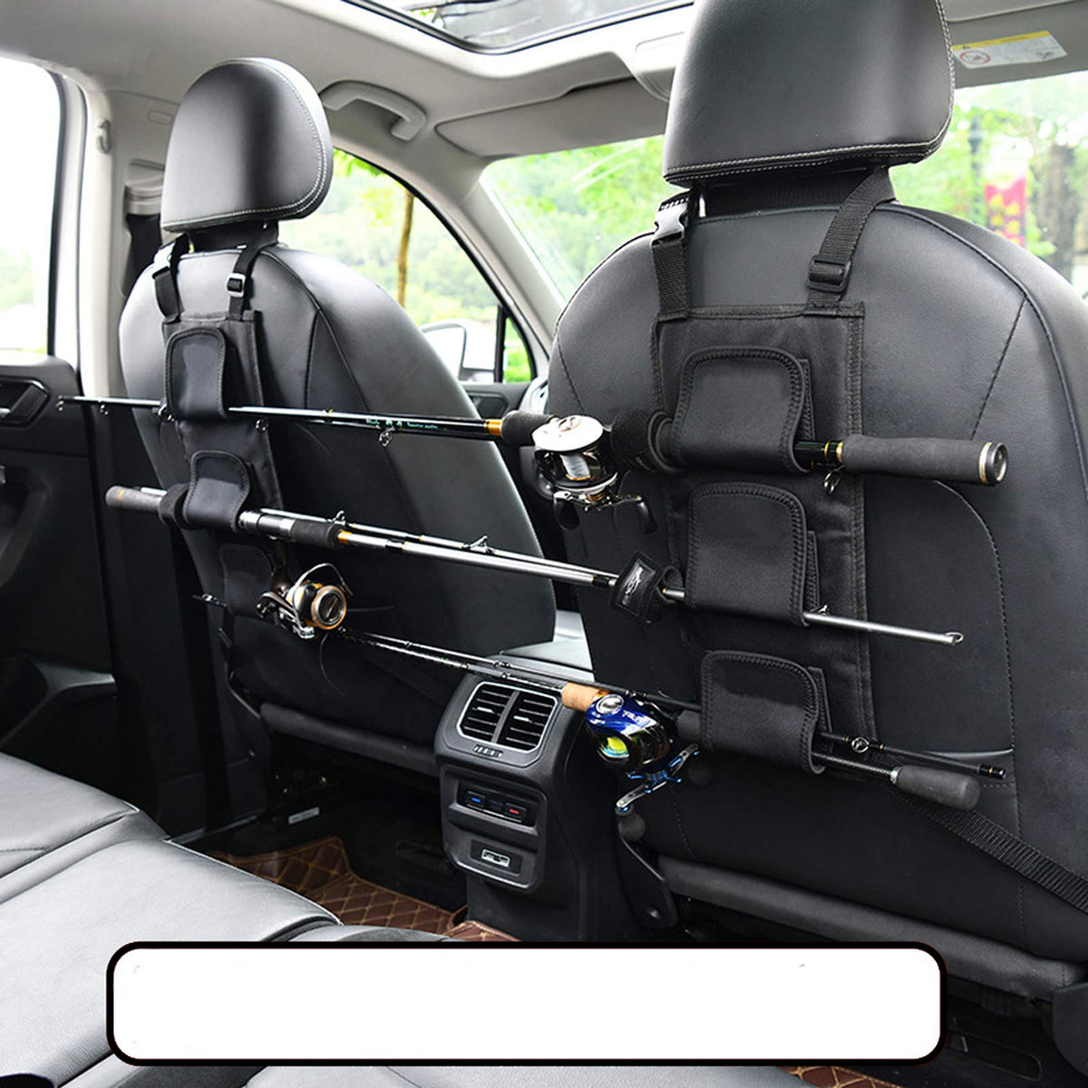 GREATFISHING 2 Pack Car Fishing Rod Holder mounted in a vehicle