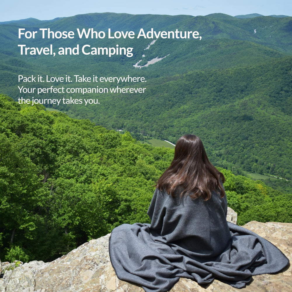Green Cozy Military-Style Wool Blanket breathable fiber blend for rugged outdoor use