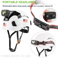 GREEN DEVIL headlamp motion sensor control lets you switch modes with a wave.