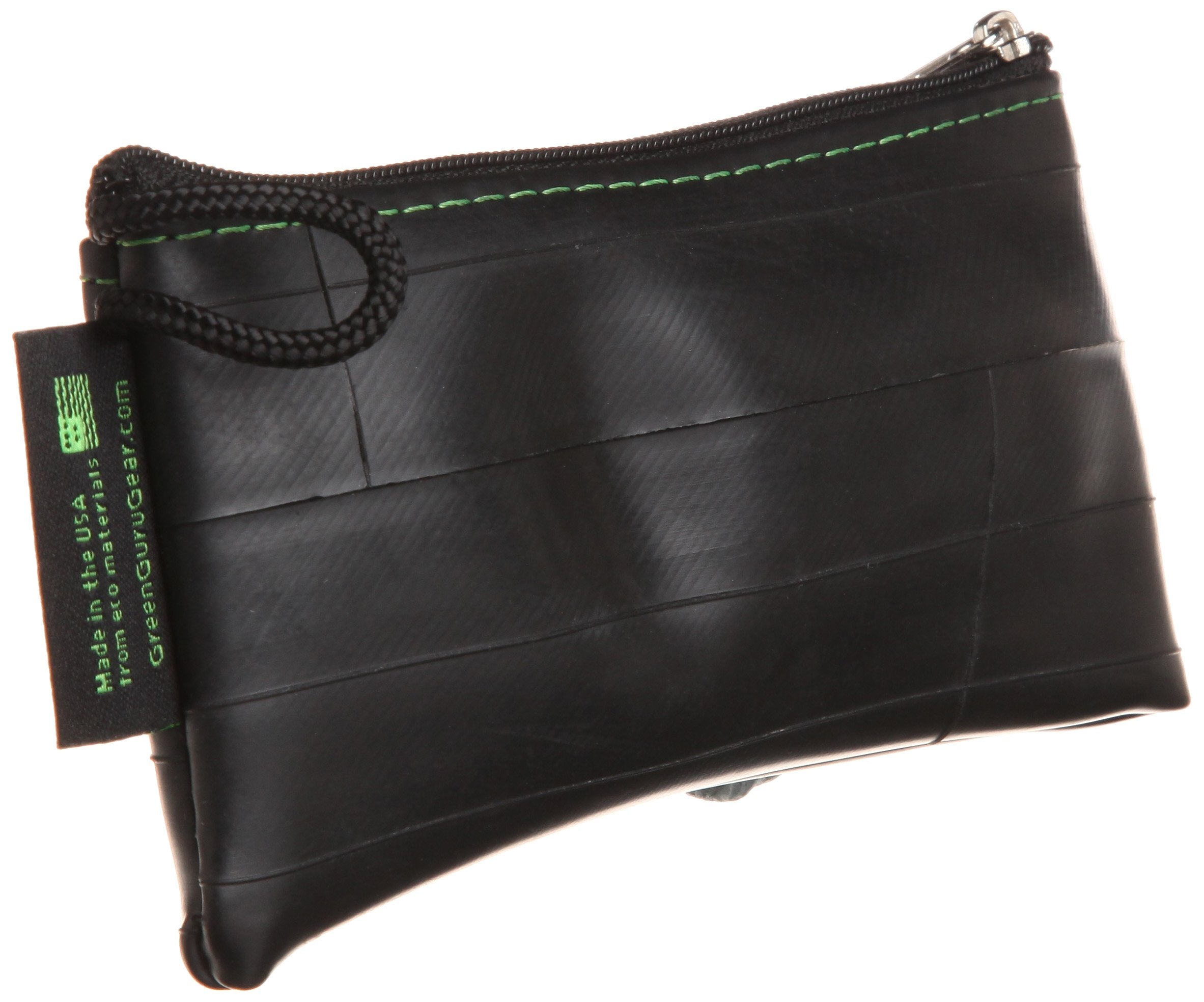 Green Guru Gear pouch used as wallet or small case for on-the-go organization.