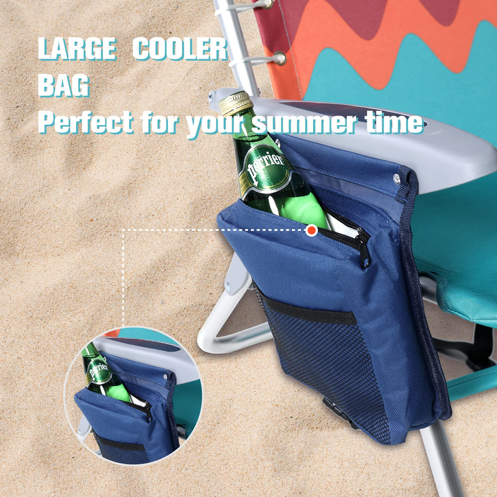 GREEN PARTY cooler bag attached for beverages on the go.