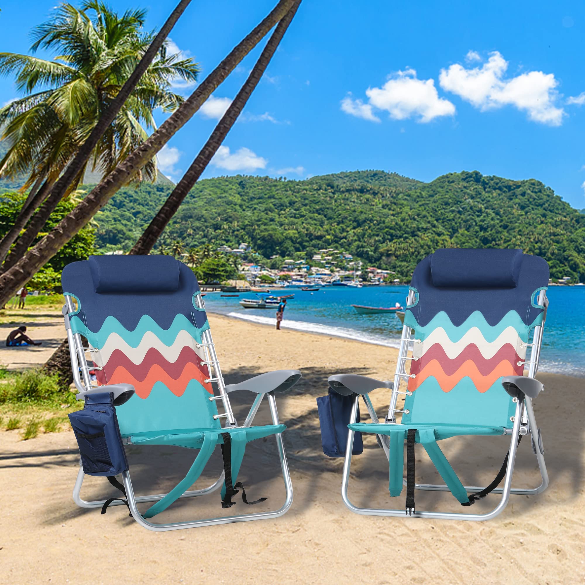 GREEN PARTY ergonomic armrests support relaxed lounging during trips.