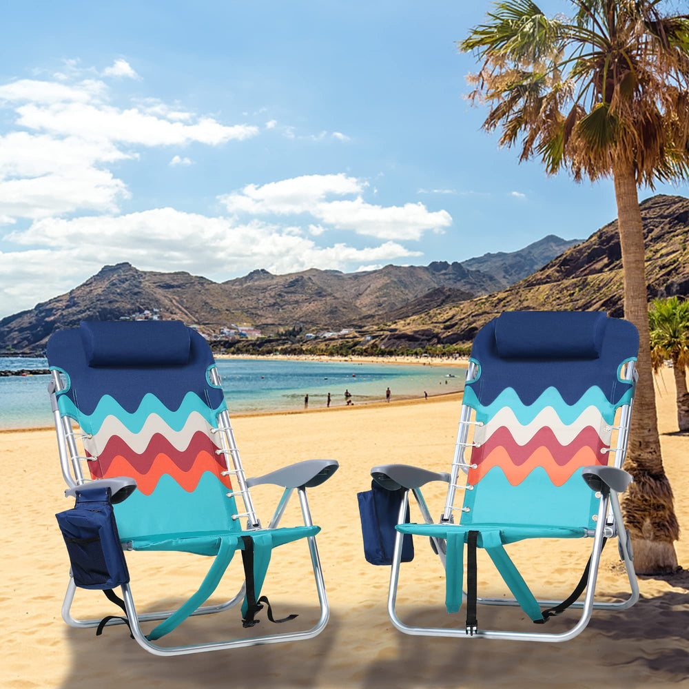 GREEN PARTY two-pack ideal for beach, camping, or lawn outings.