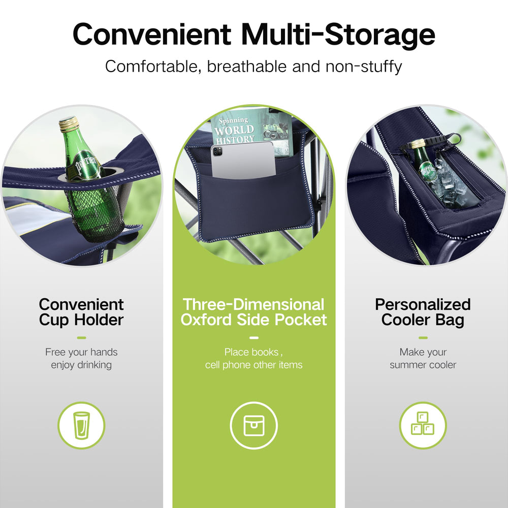Green Party folding design sets up in seconds