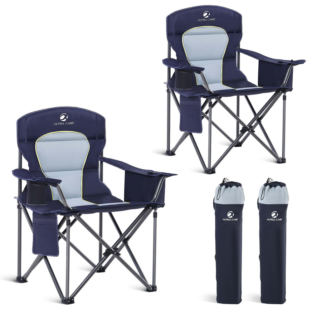 Green Party oversized quad chair front view with high back for outdoor comfort