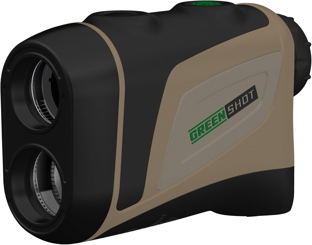 GREEN SHOT range finder in compact design fits in hand for quick distance checks