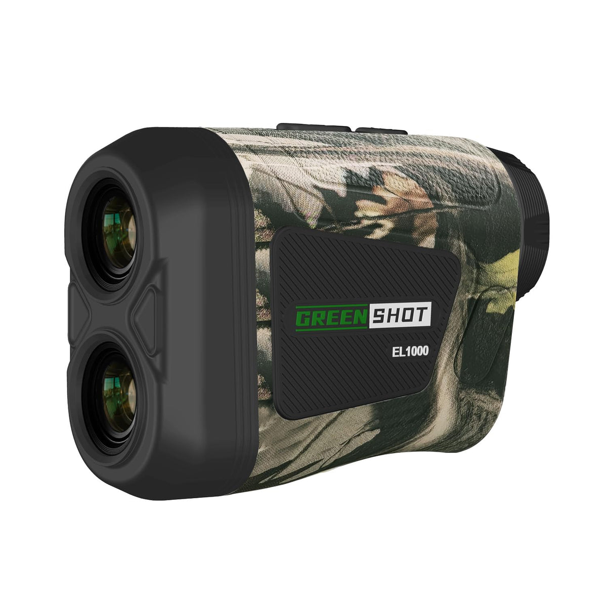 GREEN SHOT rangefinder in hunting mode helps lock onto game through brush