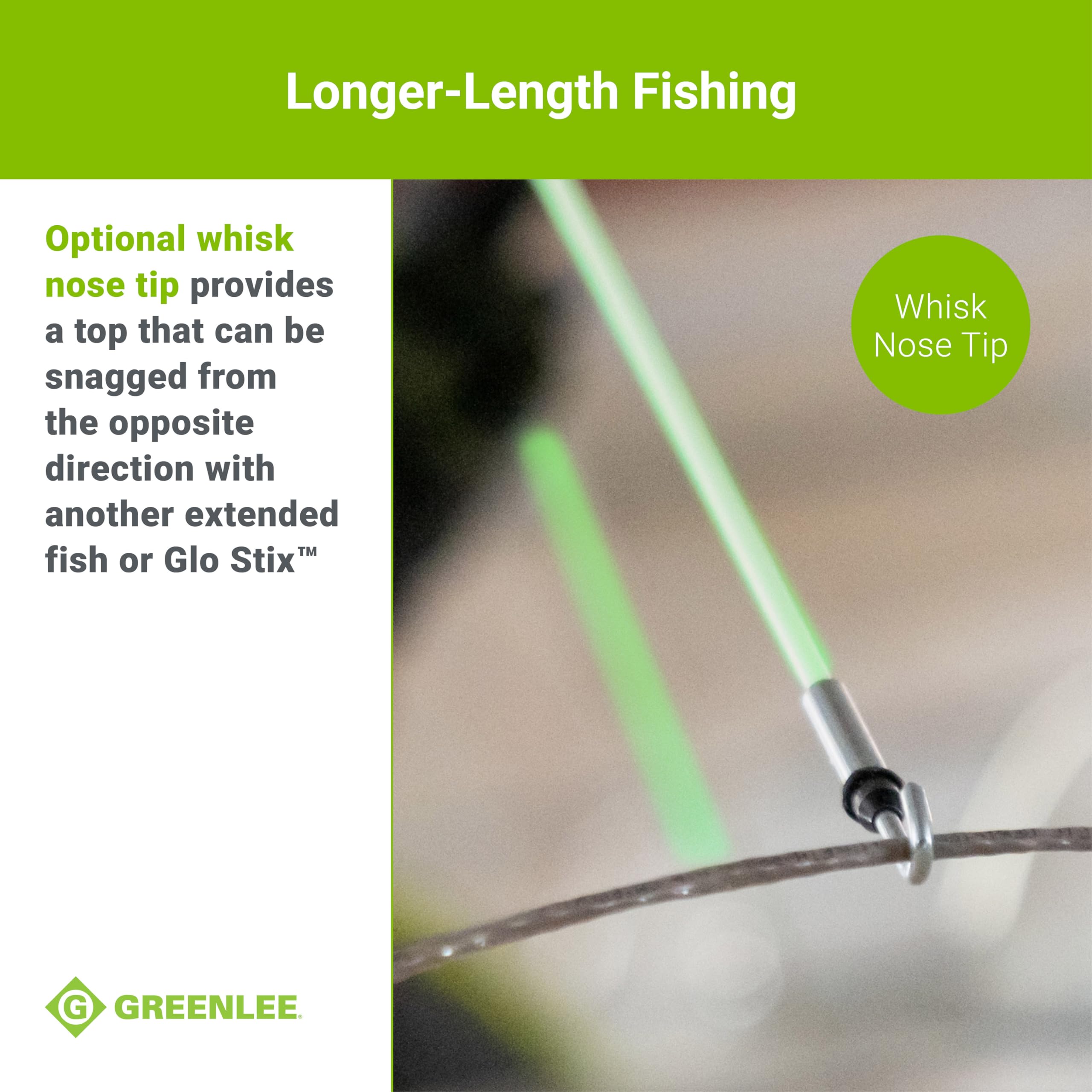 Sturdy steel-threaded connectors for Glo Stix and Fish Stix