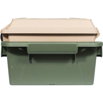 GREENMADE tackle-pack storage box keeps fishing gear organized for trips.