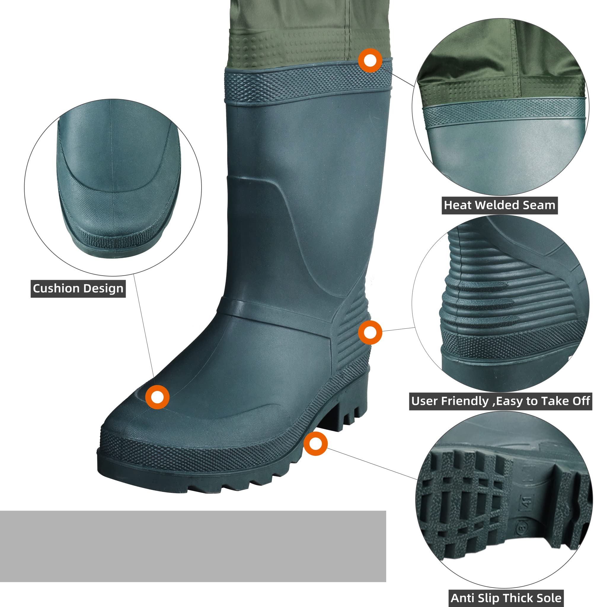 Greenwater adjustable suspenders highlighting easy on/off and secure fit