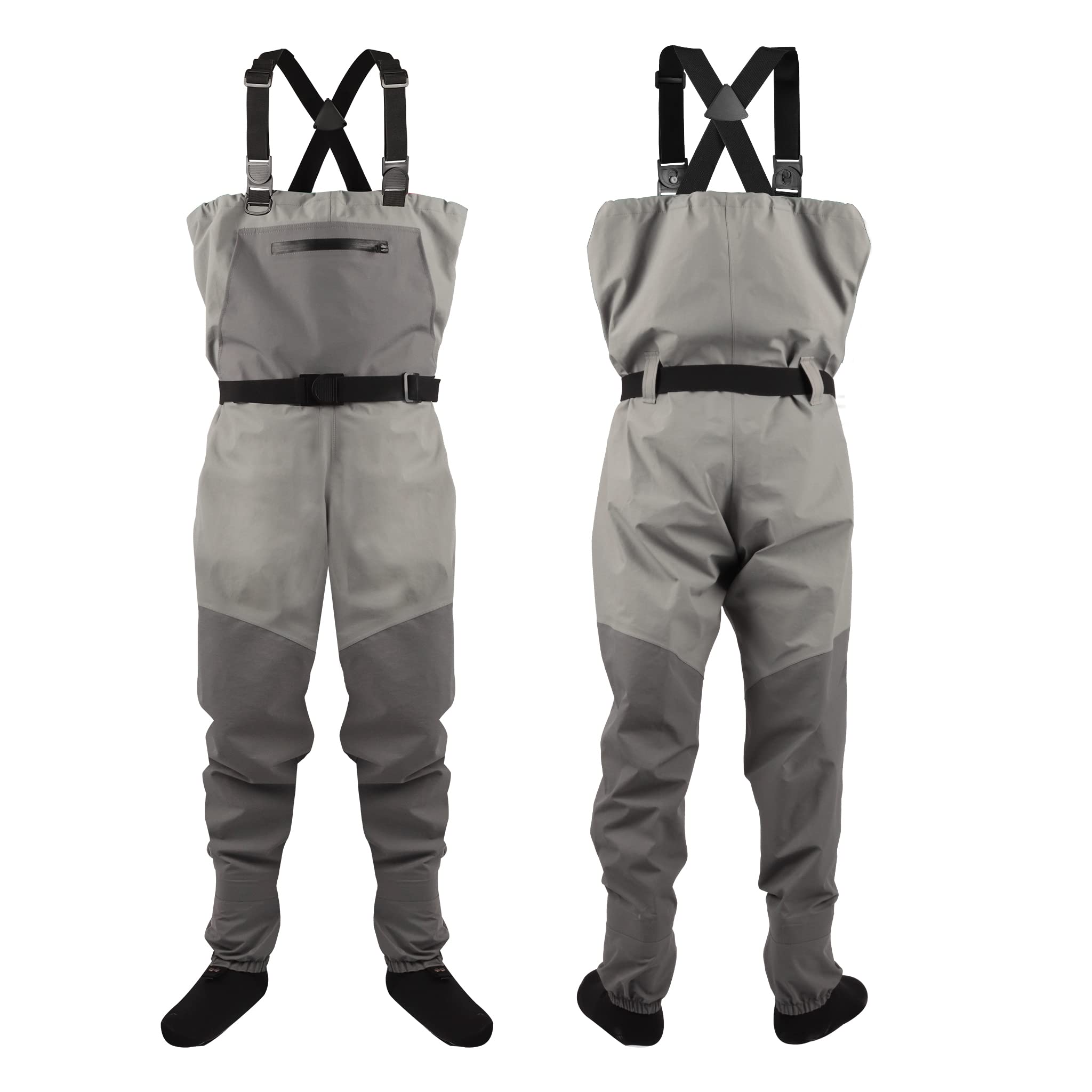 GREENWATER waders handwarmer pocket highlights cozy warmth on chilly mornings