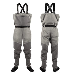 GREENWATER waders handwarmer pocket highlights cozy warmth on chilly mornings
