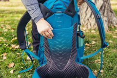 Gregory Amber 44L sleeping compartment offers separate space for gear organization