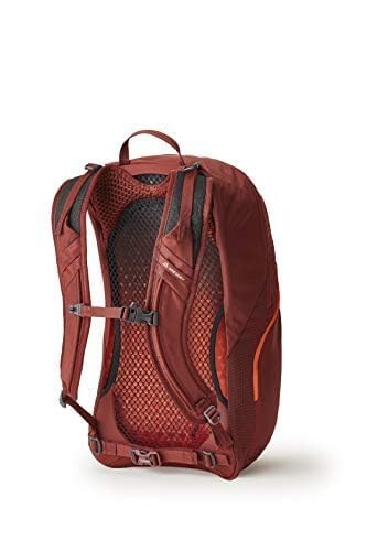 Gregory Arrio 22L Plus brick red side zip pocket keeps small items organized