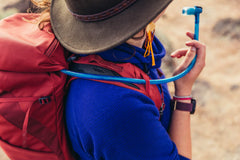 Gregory Arrio 24L shoulder harness offers breathable comfort on long hikes.