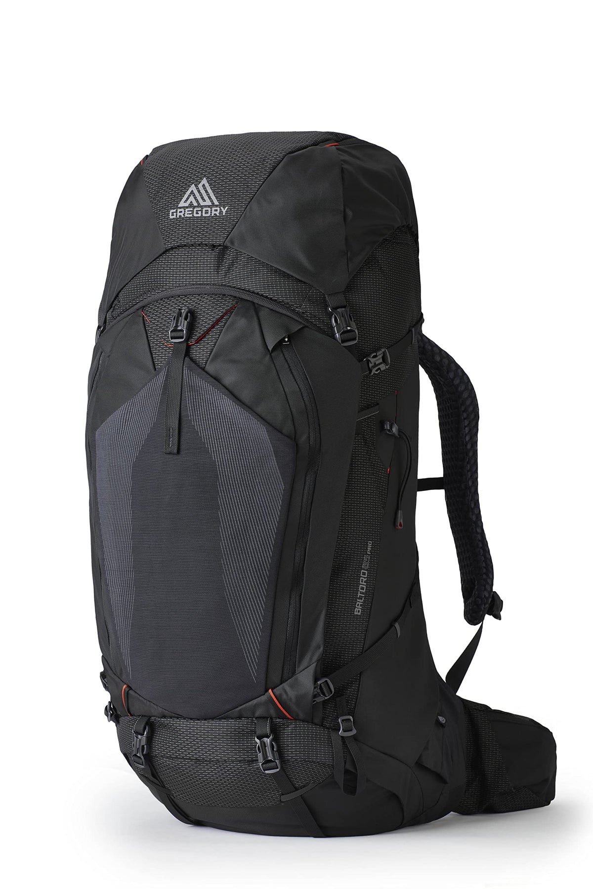 Gregory Baltoro 85L Pro backpack with FreeFloat suspension enabling smooth load shifts on steep trails.