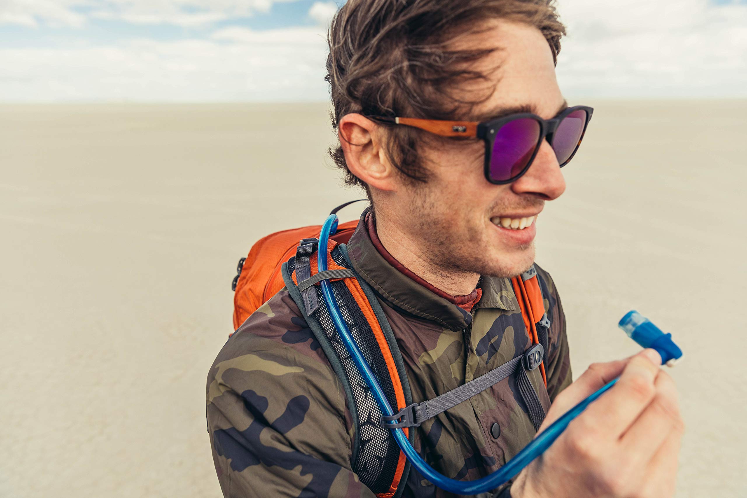 Gregory Citro 24L Sunglass Stow System protects shades during hikes