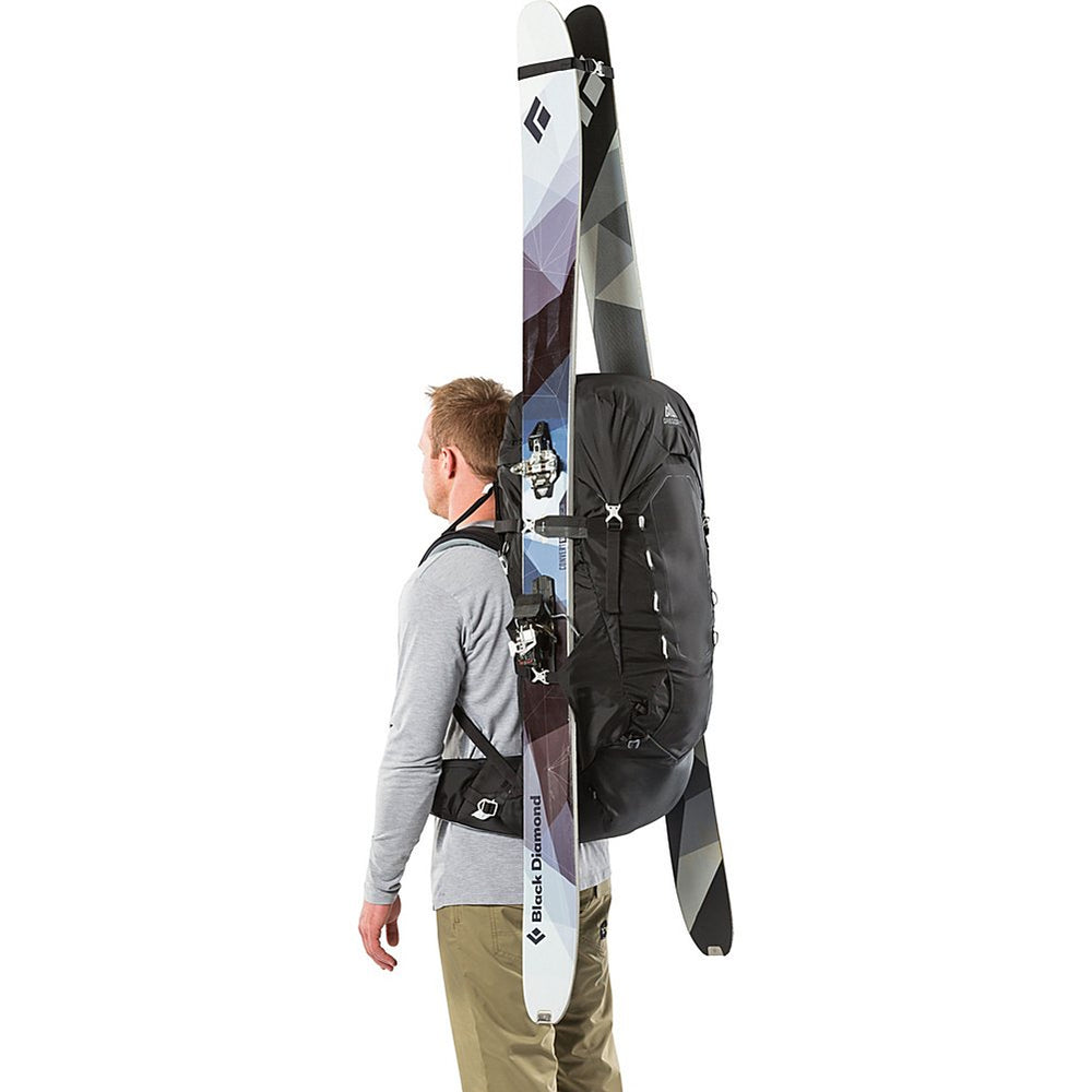 Gregory Denali hipbelt pocket with gear loop and ice clipper attachments.