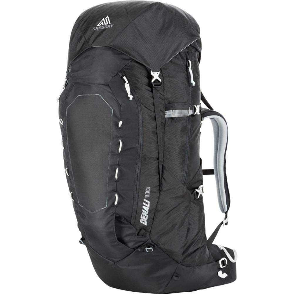 Gregory Denali pack in-use on alpine slope showing balance and rugged usability.