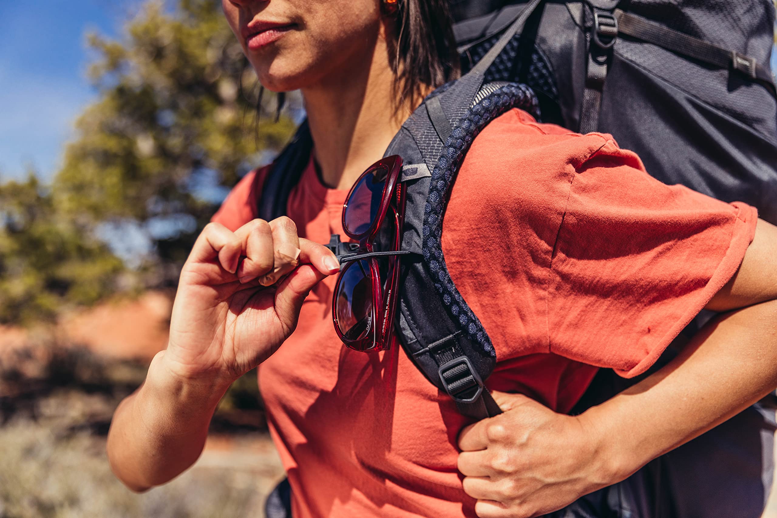 Gregory Deva 80L Pro hipbelt and lumbar pad for secure carry.