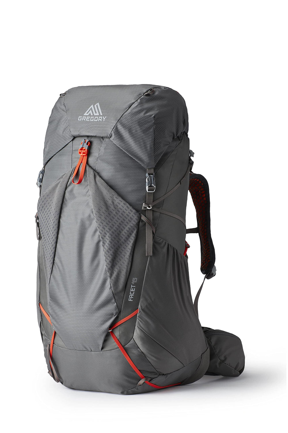 Gregory Facet 45L women's pack with FreeFloat suspension for a balanced hike