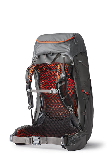 Oversized hipbelt pockets on Gregory Facet 55L for phone and essentials