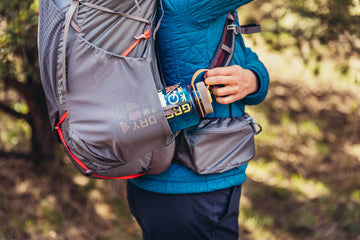 Gregory Facet weather flap stows in a quick-access pocket.
