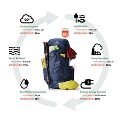 Gregory Jade 43L ventilated backpanel to keep your back cool during climbs