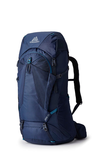 Gregory Jade 53L ventilated backpanel keeps your back cool on long hikes.