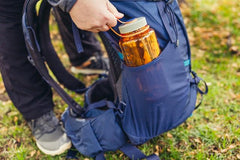 Gregory Jade 63L hydration-attachment image highlights hydration-ready feature on trail.